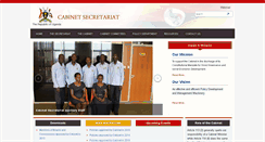 Desktop Screenshot of cabinetsecretariat.go.ug